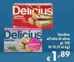 Eurospesa Delicius Sardine all'olio di oliva offerta