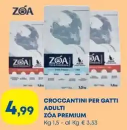 Panorama TiBi Crocchettini per gatti adulti ZóA Premium offerta