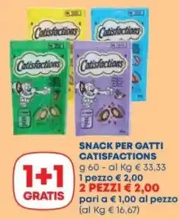 Panorama TiBi Snack per gatti Catisfactions offerta