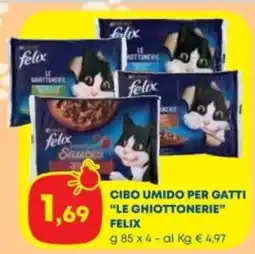 Panorama TiBi Cibo umido per gatti "Le Ghiottonerie" Felix offerta