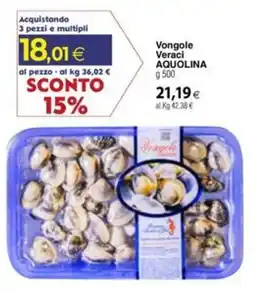 Docks Cash&Carry Vongole Veraci Aquolina offerta