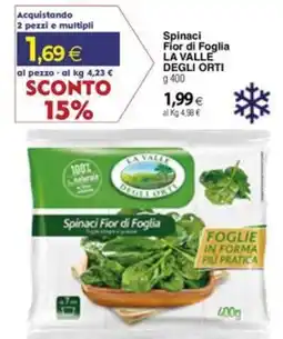 Docks Cash&Carry Spinaci Fior di Foglia LA VALLE DEGLI ORTI offerta