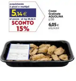 Docks Cash&Carry Cozze Gratinare Aquolina offerta