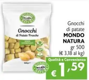 Gnocchi di patate MONDO NATURA