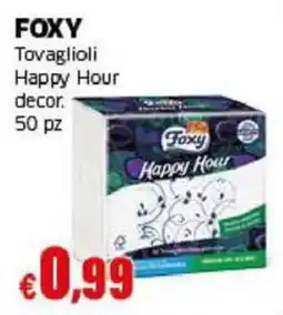 Mercati Alimentari Foxy tovaglioli happy hour decor offerta