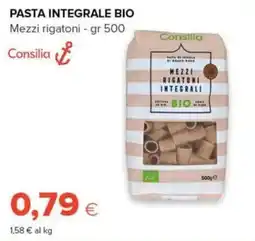 Oasi Pasta integrale bio Mezzi rigatoni offerta