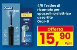 Interspar Testine di ricambio per spazzolino elettrico assorte Oral-B offerta