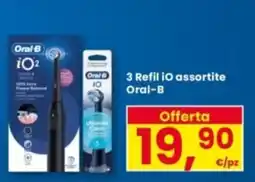 Interspar 3 Refil iO assortite Oral-B offerta