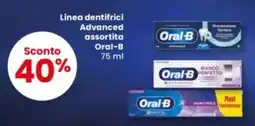 Interspar Linea dentifrici Advanced assortita Oral-B offerta