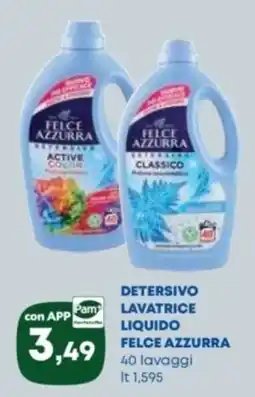 Panorama TiBi Detersivo lavatrice liquido Felce Azzurra offerta