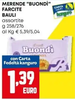 Kanguro Merende Buondì offerta