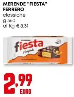 Kanguro Merende Fiesta classiche offerta