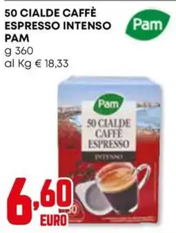 Kanguro 50 cialde caffè espresso intenso Pam offerta