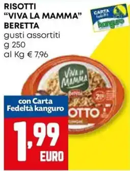 Kanguro Risotti Viva la mamma Beretta offerta