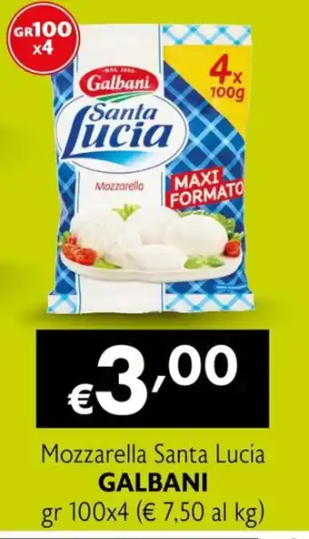 Mozzarella Santa Lucia Galbani