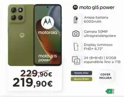 Euronics moto g15 power offerta