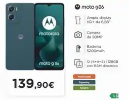 Euronics moto g 06 offerta