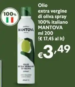SuperW Olio extra vergine di oliva spray Mantova offerta