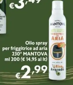 SuperW Olio spray per friggitrice ad aria MANTOVA offerta