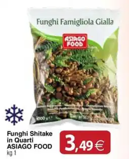 Docks Cash&Carry Funghi Shitake in Quarti ASIAGO FOOD offerta