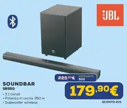 Euronics JBL Soundbar SB550 offerta