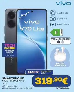 Euronics vivo V70 Lite offerta