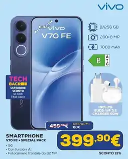 Euronics vivo V70 FE offerta