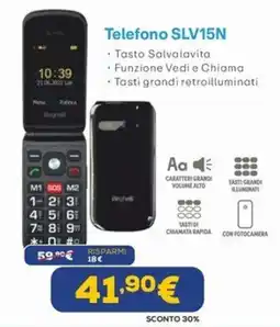 Euronics Beghelli Telefono SLV15N offerta