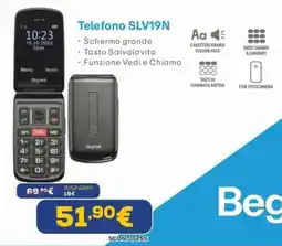 Euronics Beghelli Telefono SLV19N offerta
