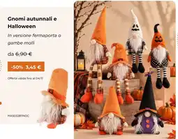 Kasanova Gnomi autunnali e Halloween offerta