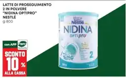 Panorama Latte di proseguimento 2 in polvere Nidina Optipro Nestlé offerta