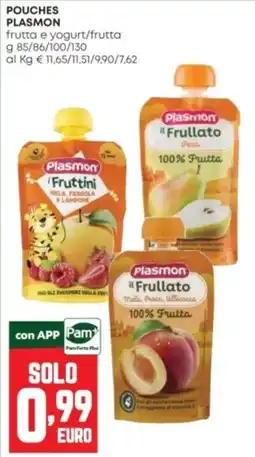 Panorama Pouches Plasmon frutta e yogurt/frutta offerta