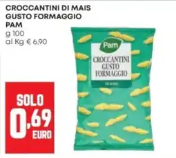 Panorama Crocchettini di mais gusto formaggio Pam offerta
