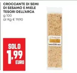 Panorama Crocchante di semi di sesamo e miele Tesori dell'Arca offerta