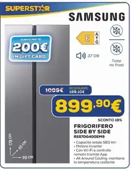 Euronics Samsung frigorifero side by side offerta