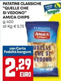 Kanguro Patatine Classiche Quelle Che Si Vedono Amica Chips offerta
