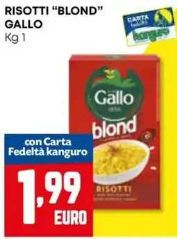Kanguro Risotti blond Gallo offerta