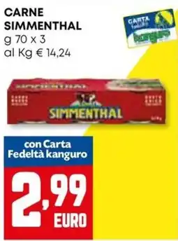 Kanguro Carne Simmenthal offerta