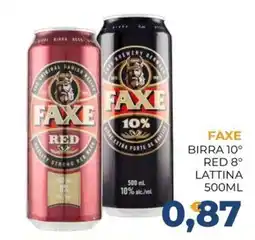 Moderna Faxe birra offerta