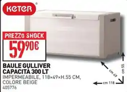 Ottimax Keter baule gulliver offerta
