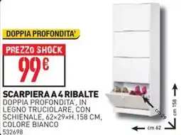 Ottimax Scarpiera a 4 ribalte offerta