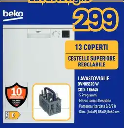 AmiCo Shop Lavastoviglie Beko offerta