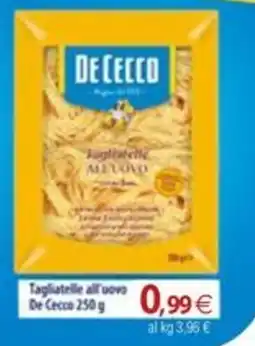 Docks Cash&Carry Tagliatelle all'uovo De Cecco offerta