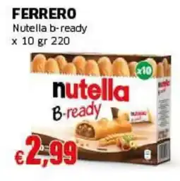 Mercati Alimentari Nutella b-ready offerta