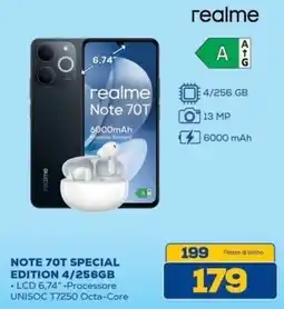 Euronics Bruno realme Note 70T Special Edition offerta