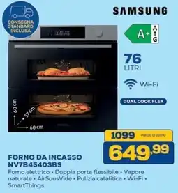 Euronics Bruno Samsung forno da incasso offerta