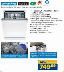 Euronics Bruno Lavastoviglie da incasso a scomparsa totale offerta