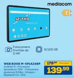 Euronics Bruno Mediacom Web Book M-SP1AZ48P offerta