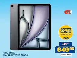 Euronics Bruno iPad Air 11" Wi-Fi 256GB offerta