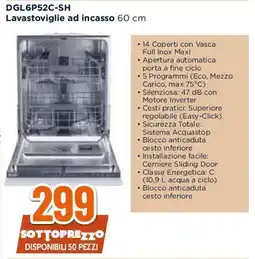 Expert Lavastoviglie ad incasso 60 cm offerta